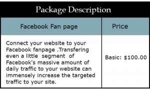 Facebook page package